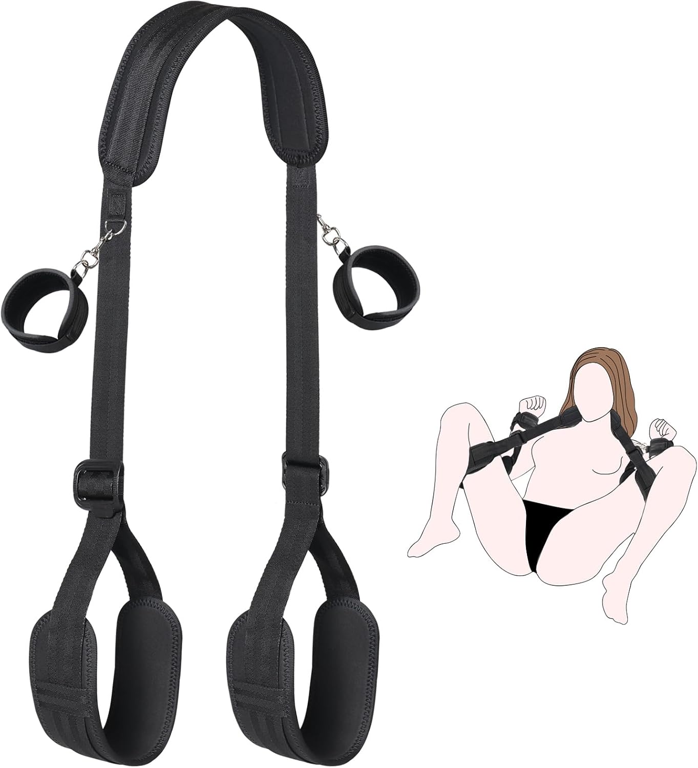 Adjustable Leg Straps&Handcuffs for SM - Loveblanket