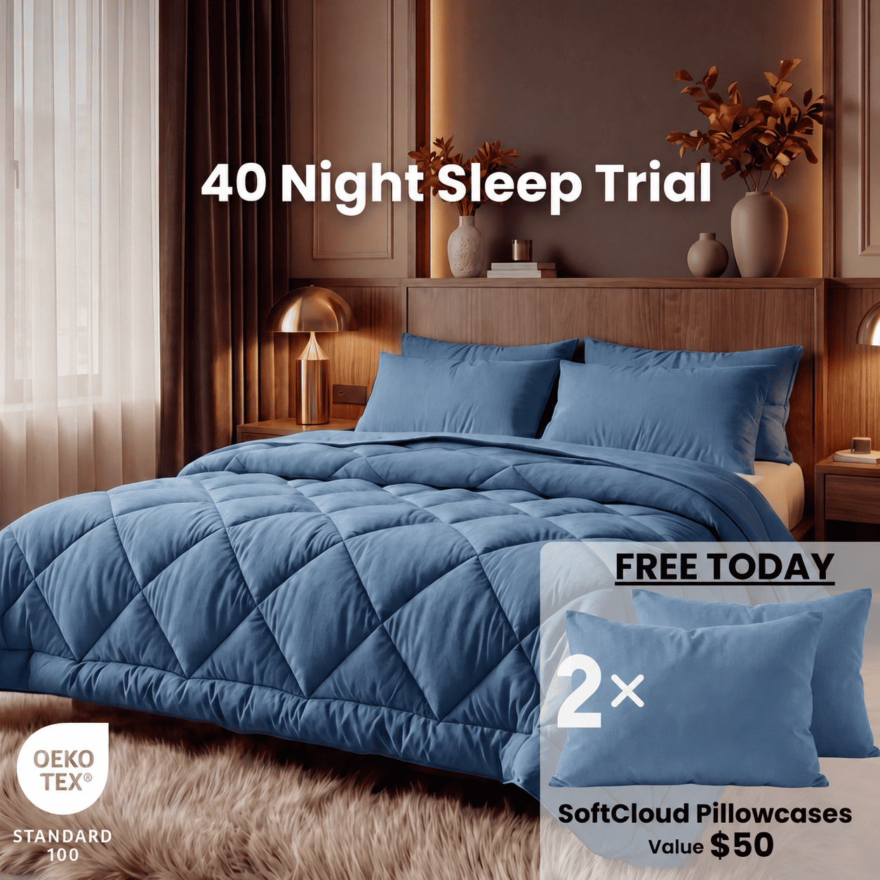 EasySleep® Duvet Set - Quick-drying 2-in-1 duvet that eliminates the need for bedding. - Love Blanket