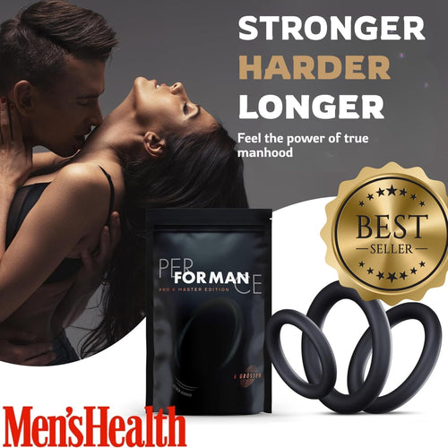 Penis Ring Set - For Stronger Longer & Harder Sex - Loveblanket