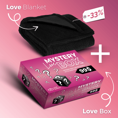The Secret Bundle: Mystery Love Box + Love Blanket™ Waterproof Intimacy Blanket - Love Blanket
